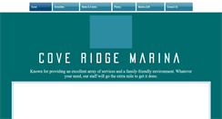 Desktop Screenshot of coveridgemarina.com